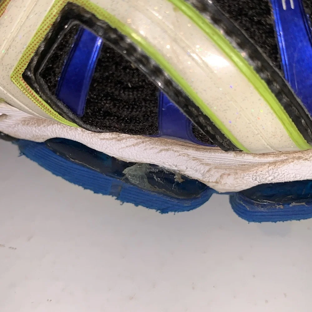 ASICS Black and Blue Athletic Shoes GEL Nimbus 15 FluidFit - Picture 9 of 15